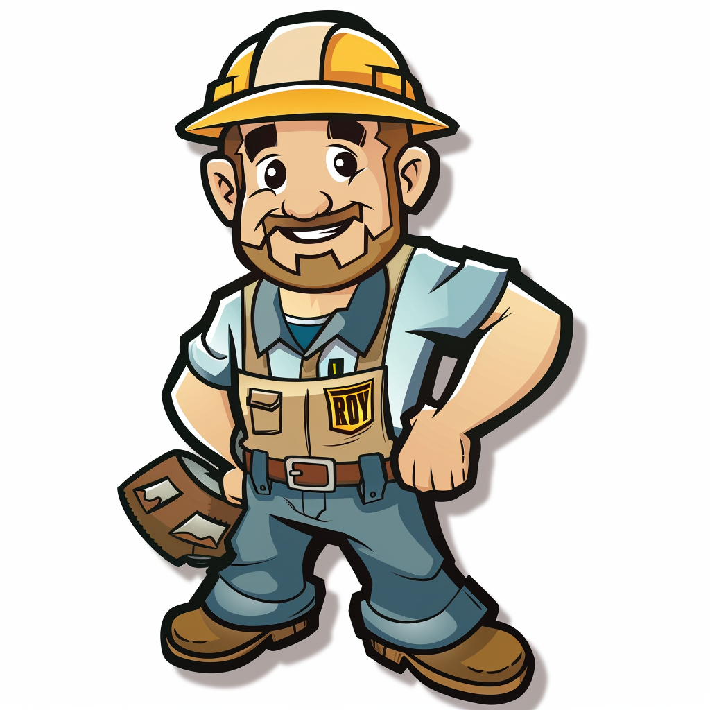 Roofer Ron mascot
